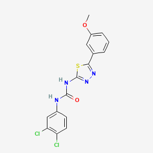 N-(3,4-dichlorophenyl)-N'-[5-(3-methoxyphenyl)-1,3,4-thiadiazol-2-yl]urea