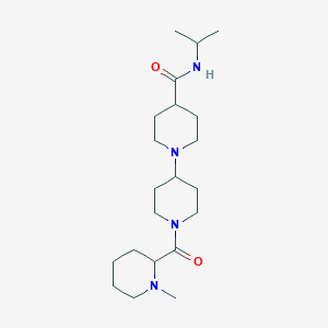 N-isopropyl-1'-[(1-methyl-2-piperidinyl)carbonyl]-1,4'-bipiperidine-4-carboxamide