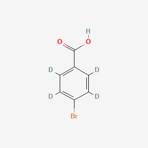 molecular formula C7HD4BrO2 B602585 4-Bromobenzoic-d4 Acid CAS No. 787624-24-2