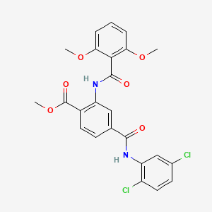 methyl 4-{[(2,5-dichlorophenyl)amino]carbonyl}-2-[(2,6-dimethoxybenzoyl)amino]benzoate