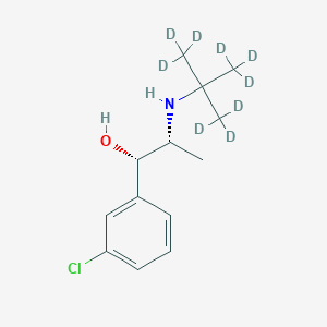 B602590 rac erythro-Dihydro Bupropion-d9 CAS No. 1217684-77-9