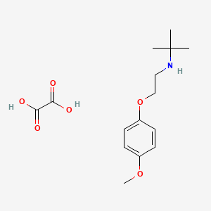 N-[2-(4-methoxyphenoxy)ethyl]-2-methyl-2-propanamine oxalate