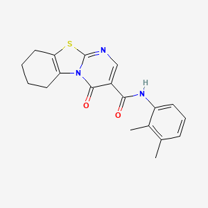 N-(2,3-dimethylphenyl)-4-oxo-6,7,8,9-tetrahydro-4H-pyrimido[2,1-b][1,3]benzothiazole-3-carboxamide