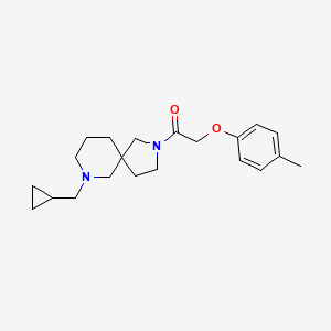 7-(cyclopropylmethyl)-2-[(4-methylphenoxy)acetyl]-2,7-diazaspiro[4.5]decane