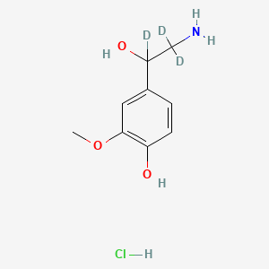molecular formula C9H10NO3D3·HCl B602623 rac去甲肾上腺素-d3盐酸盐 CAS No. 1085333-97-6