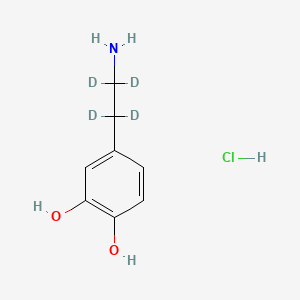 B602627 Dopamine-d4 hydrochloride CAS No. 203633-19-6