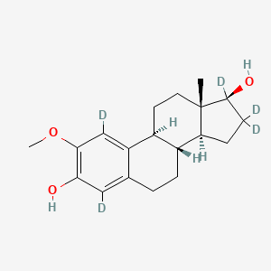 molecular formula C19H21O3D5 B602630 2-甲氧基-17β-雌二醇-1,4,16,16,17-d5 CAS No. 358731-34-7