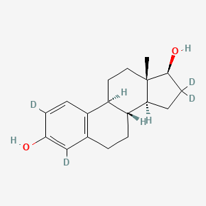 molecular formula C18H20O2D4 B602634 Estradiol-d4 (17-beta-Estradiol-d4) CAS No. 66789-03-5