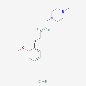 1-[(E)-4-(2-methoxyphenoxy)but-2-enyl]-4-methylpiperazine;hydrochloride