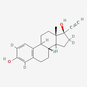 molecular formula C20H20O2D4 B602636 Ethynyl Estradiol-2,4,16,16-d4 CAS No. 350820-06-3