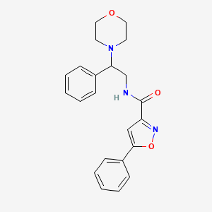 N-[2-(4-morpholinyl)-2-phenylethyl]-5-phenyl-3-isoxazolecarboxamide