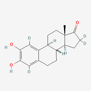 molecular formula C18H18O3D4 B602639 2-Hydroxyestrone-1,4,16,16-D4 CAS No. 81586-97-2