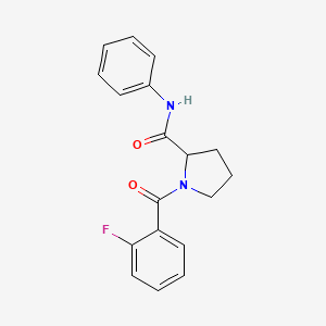 1-(2-fluorobenzoyl)-N-phenylprolinamide