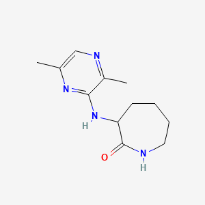 3-[(3,6-dimethyl-2-pyrazinyl)amino]-2-azepanone