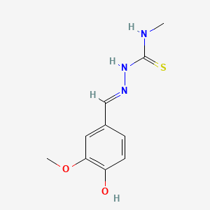 4-hydroxy-3-methoxybenzaldehyde N-methylthiosemicarbazone