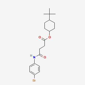 4-tert-butylcyclohexyl 4-[(4-bromophenyl)amino]-4-oxobutanoate