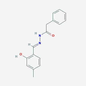 N'-[(E)-(2-hydroxy-4-methylphenyl)methylidene]-2-phenylacetohydrazide