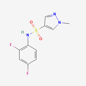 N-(2,4-difluorophenyl)-1-methyl-1H-pyrazole-4-sulfonamide