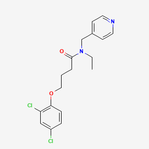 4-(2,4-dichlorophenoxy)-N-ethyl-N-(pyridin-4-ylmethyl)butanamide