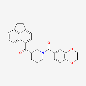 1,2-dihydro-5-acenaphthylenyl[1-(2,3-dihydro-1,4-benzodioxin-6-ylcarbonyl)-3-piperidinyl]methanone