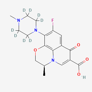 molecular formula C18H12FN3O4D8 B602689 Levofloxacin-d8 CAS No. 1217716-71-6