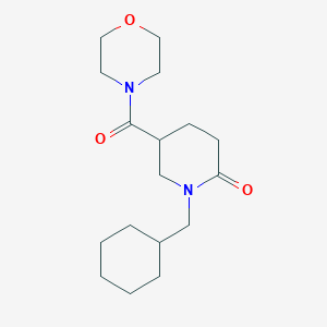 1-(cyclohexylmethyl)-5-(4-morpholinylcarbonyl)-2-piperidinone