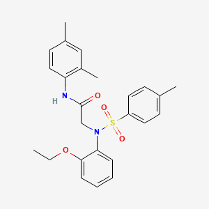 N~1~-(2,4-dimethylphenyl)-N~2~-(2-ethoxyphenyl)-N~2~-[(4-methylphenyl)sulfonyl]glycinamide