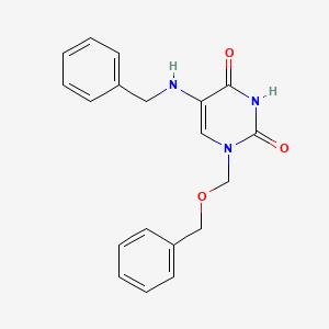 5-(benzylamino)-1-[(benzyloxy)methyl]pyrimidine-2,4(1H,3H)-dione