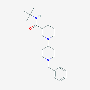 1'-benzyl-N-(tert-butyl)-1,4'-bipiperidine-3-carboxamide