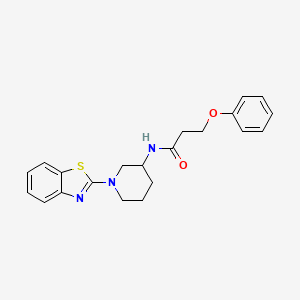 N-[1-(1,3-benzothiazol-2-yl)-3-piperidinyl]-3-phenoxypropanamide