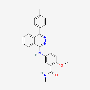 2-methoxy-N-methyl-5-{[4-(4-methylphenyl)-1-phthalazinyl]amino}benzamide