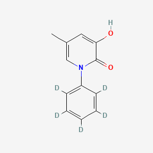 3-Hydroxy-5-methyl-N-phenyl-2-1H-pyridone-d5