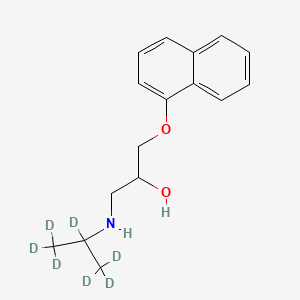 molecular formula C16H14D7NO2 B602721 外消旋普萘洛尔-d7 CAS No. 98897-23-5
