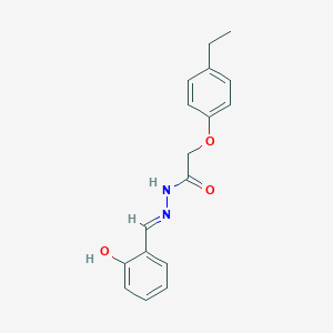 molecular formula C17H18N2O3 B6027248 2-(4-ethylphenoxy)-N'-(2-hydroxybenzylidene)acetohydrazide 