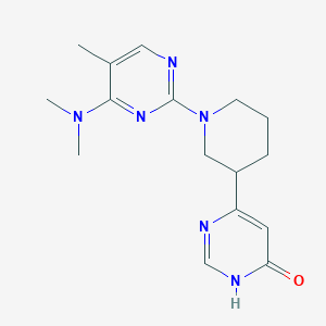 6-{1-[4-(dimethylamino)-5-methylpyrimidin-2-yl]piperidin-3-yl}pyrimidin-4-ol