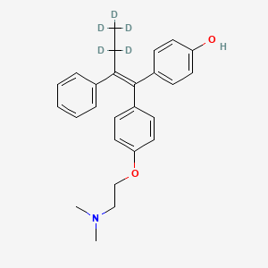 4-[(Z)-3,3,4,4,4-pentadeuterio-1-[4-[2-(dimethylamino)ethoxy]phenyl]-2-phenylbut-1-enyl]phenol