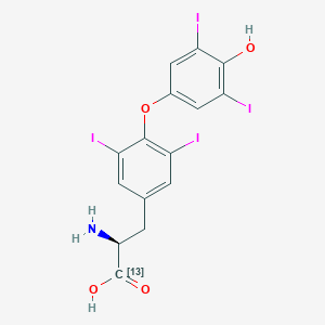 molecular formula C9[13C]6H11I4NO4 B602735 L-Thyroxine-13C6 CAS No. 720710-30-5