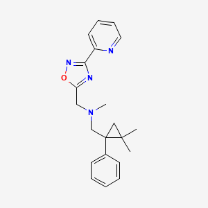 1-(2,2-dimethyl-1-phenylcyclopropyl)-N-methyl-N-{[3-(2-pyridinyl)-1,2,4-oxadiazol-5-yl]methyl}methanamine