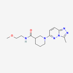 N-(2-methoxyethyl)-1-(3-methyl[1,2,4]triazolo[4,3-b]pyridazin-6-yl)-3-piperidinecarboxamide