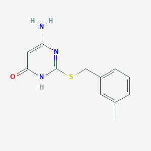 6-amino-2-[(3-methylbenzyl)thio]-4(3H)-pyrimidinone