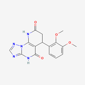 6-(2,3-dimethoxyphenyl)-6,9-dihydropyrido[3,2-e][1,2,4]triazolo[1,5-a]pyrimidine-5,8(4H,7H)-dione