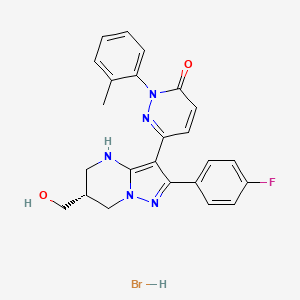 molecular formula C24H23BrFN5O2 B602768 As1940477 hydrobromide CAS No. 1404189-10-1