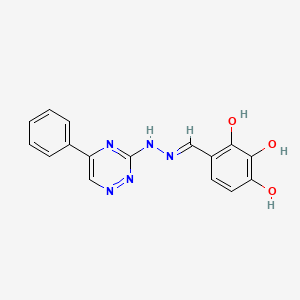 2,3,4-trihydroxybenzaldehyde (5-phenyl-1,2,4-triazin-3-yl)hydrazone