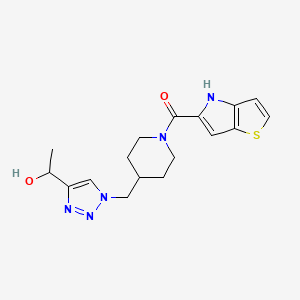 1-(1-{[1-(4H-thieno[3,2-b]pyrrol-5-ylcarbonyl)-4-piperidinyl]methyl}-1H-1,2,3-triazol-4-yl)ethanol