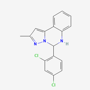 5-(2,4-dichlorophenyl)-2-methyl-5,6-dihydropyrazolo[1,5-c]quinazoline