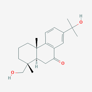 (1R,4aS,10aR)-1-(hydroxymethyl)-7-(2-hydroxypropan-2-yl)-1,4a-dimethyl-3,4,10,10a-tetrahydro-2H-phenanthren-9-one