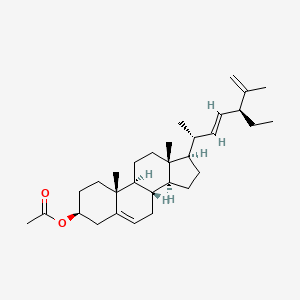 molecular formula C31H48O2 B602786 22-Dehydroclerosteryl acetate CAS No. 28594-00-5