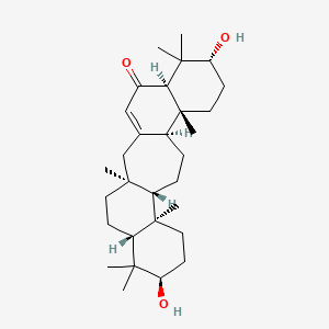 molecular formula C30H48O3 B602787 3,21-Dihydroxy-14-serraten-16-one CAS No. 24513-51-7
