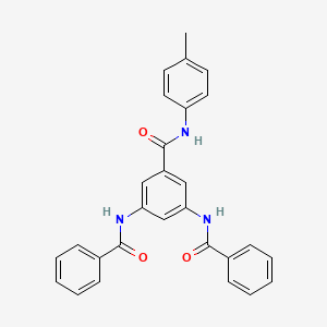 3,5-dibenzamido-N-(4-methylphenyl)benzamide