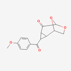 3-(4-methoxybenzoyl)-7,9-dioxatricyclo[4.2.1.0~2,4~]nonan-5-one